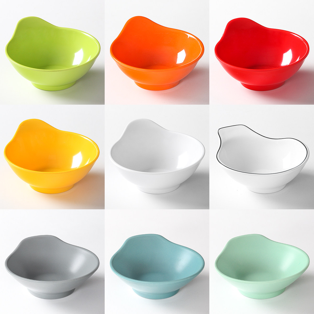 五毫密胺火锅店商用小汤碗创意