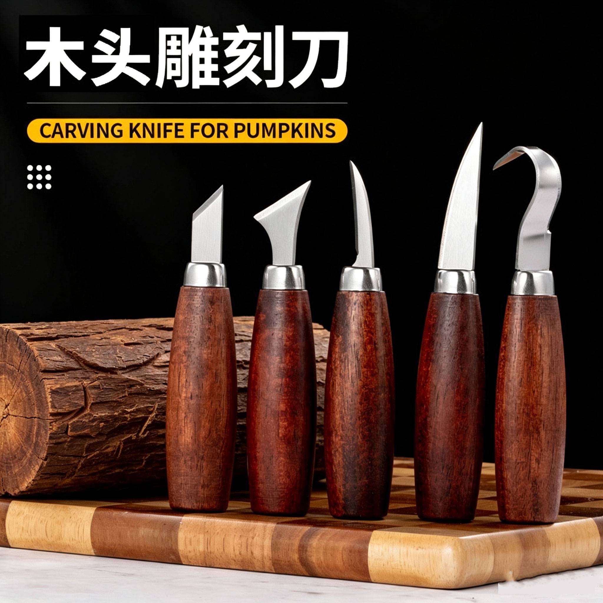 雕刻刀黑胡桃木雕刀挖勺刀万用刀图片