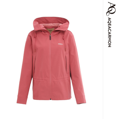 雅格上美 秋冬新款女士时尚休闲百搭显瘦连帽冲锋外套 Q24QF33J18