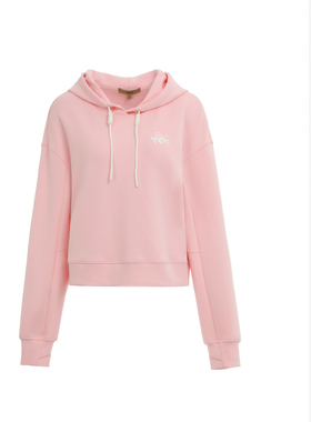 雅格上美 秋冬新款女士休闲连帽短款宽松百搭减龄卫衣 Q24QF24J11