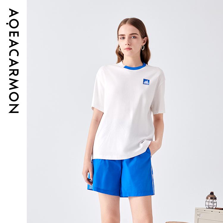 雅格上美 春夏新款女士时尚休闲宽松夏日穿搭短袖T恤 A24CF01J23