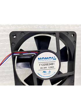 原装NONOI F1225E24B1 24V 0.340A 三线变频器风扇 12025 12厘米