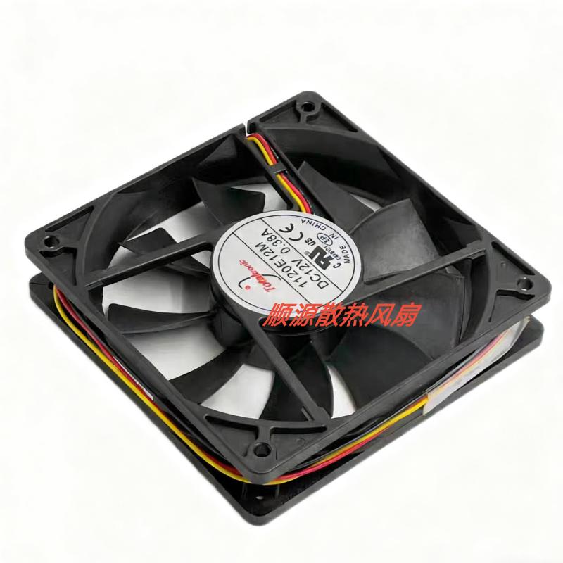 全新现货 1120E12M DC12V 0.38A 机柜散热风扇 12CM/厘米