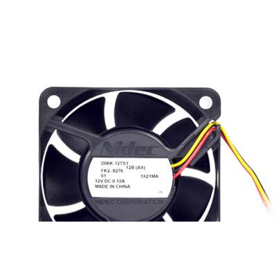 6275黑白机器主板散热风扇6025 D06K-12TS1 12V 0.12A Nidec 6cm