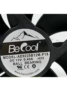 AD9225B12M-P18 DC12V 0.40A 9025 92*25MM散热风扇