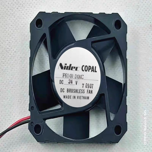 F614R-24MC NIDEC  6015散热风扇 DC24V 6CM CPU静音风机
