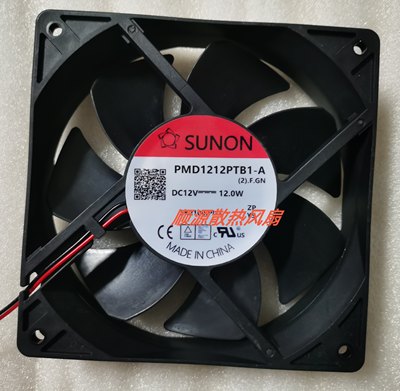 SUNON3线PMD1212PTB1-A 12V 12W 1A 12cm12025大风量机箱散热风扇