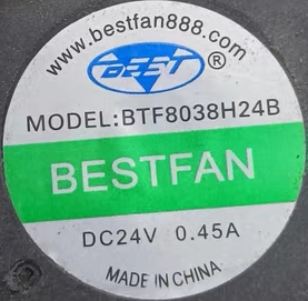 风扇 BTF8038H24B 24V 0.45A 8CM 8038 2线 风扇