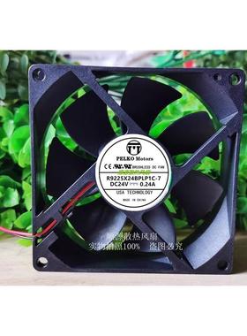 全新派尔可PELKO MOTORS R9225X24BPLB1h 24V 0.24A风扇BPLP1C-7