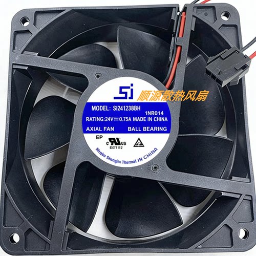 全新SI241238BH 12CM 24V 0.75A 工控机器人变频器散热风扇12038