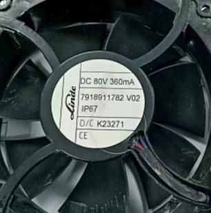 DC80V LINDE V02 7918911782 360m叉车专用带原插头风扇 林德12CM