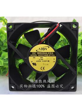 原装正品ADDA 8025 24V 0.16A AD0824HB-A73GL 3线数控机散热风扇
