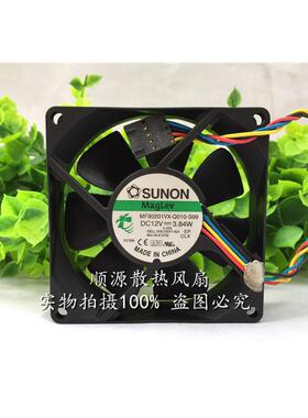 原装 SUNON MF80201VX-Q010-S99 8020 12V 3.84W 4线戴尔散热风扇
