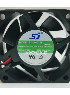 SJ全新SD240625BH/BU/BM 24V伏0.27A 0.19A CNR001变频器散热风扇