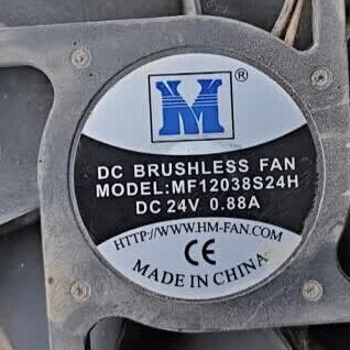 全新现货MF12038S24H 24V 0.88A 12038 12CM机箱电源散热风扇