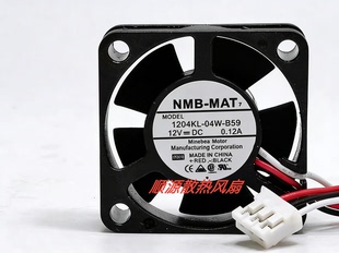 04W B59 0.12A MAT 安川变频器风扇 12V 1204KL 3010 全新NMB 3CM