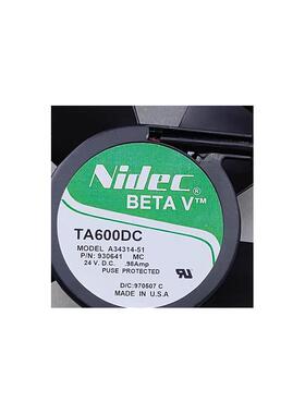 原装NIDEC TA600DC 散热风扇 A34314-51 24V 0.98A