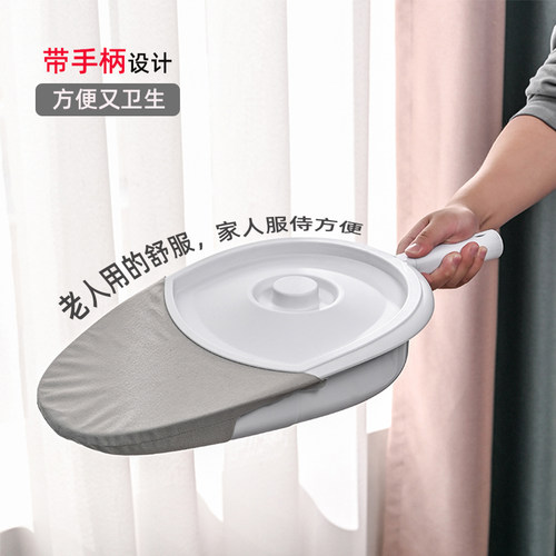 卧床便盆老人躺床上护理便盆