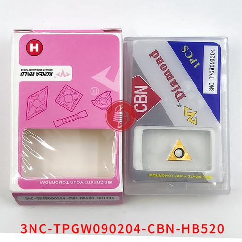 万龙达涂层金刚石刀片淬火件 3NC-TPGW090204-CBN-HB520S