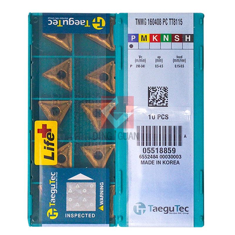 正品 韩国特固克 Taegutec 数控刀片 TNMG160408 PC TT8115