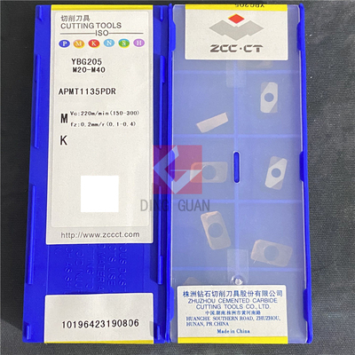 正品 株洲钻石 数控刀片 APMT1135PDR YBG205 加工不锈钢