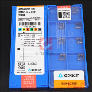 HMP 正品 CCMT060202 数控刀片 PC9030 韩国克洛伊