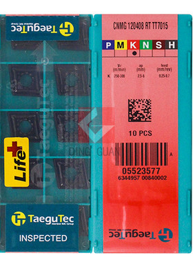 正品 韩国特固克 Taegutec 数控刀片 CNMG120408 RT TT7015