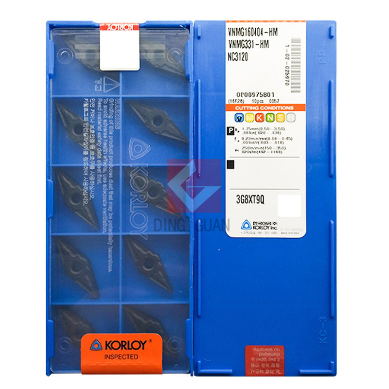 正品 韩国克洛伊 数控刀片 VNMG160404-HM NC3120