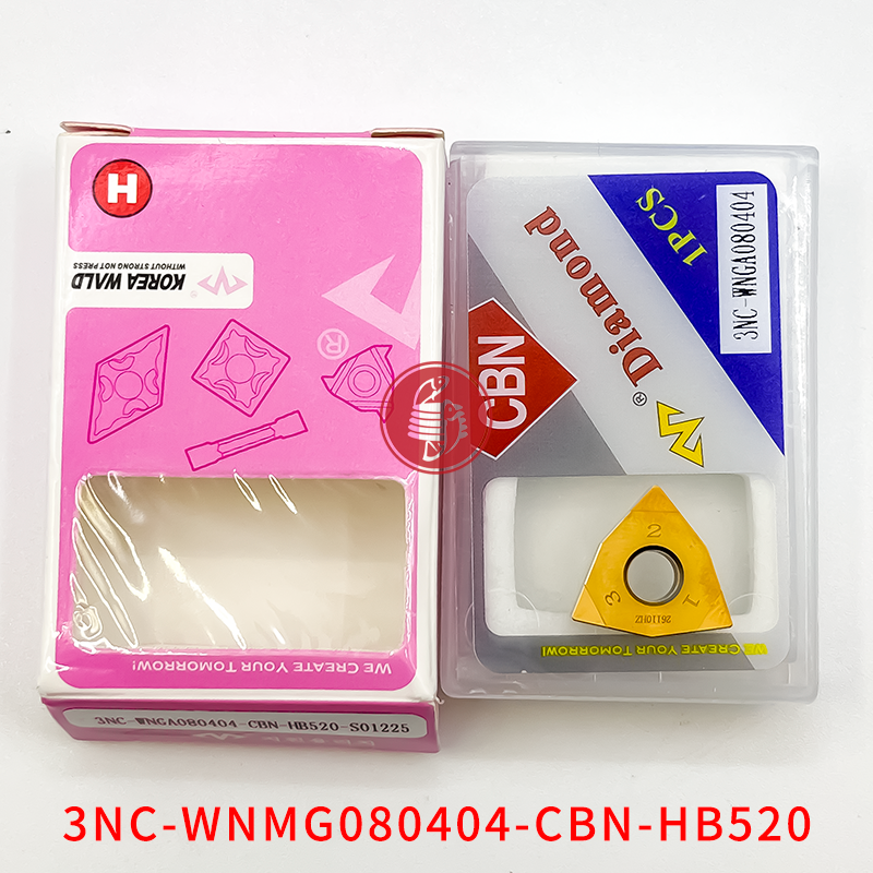 万龙达涂层金刚石刀片淬火件 3NC-WNGA080404/080408-CBN-HB520S