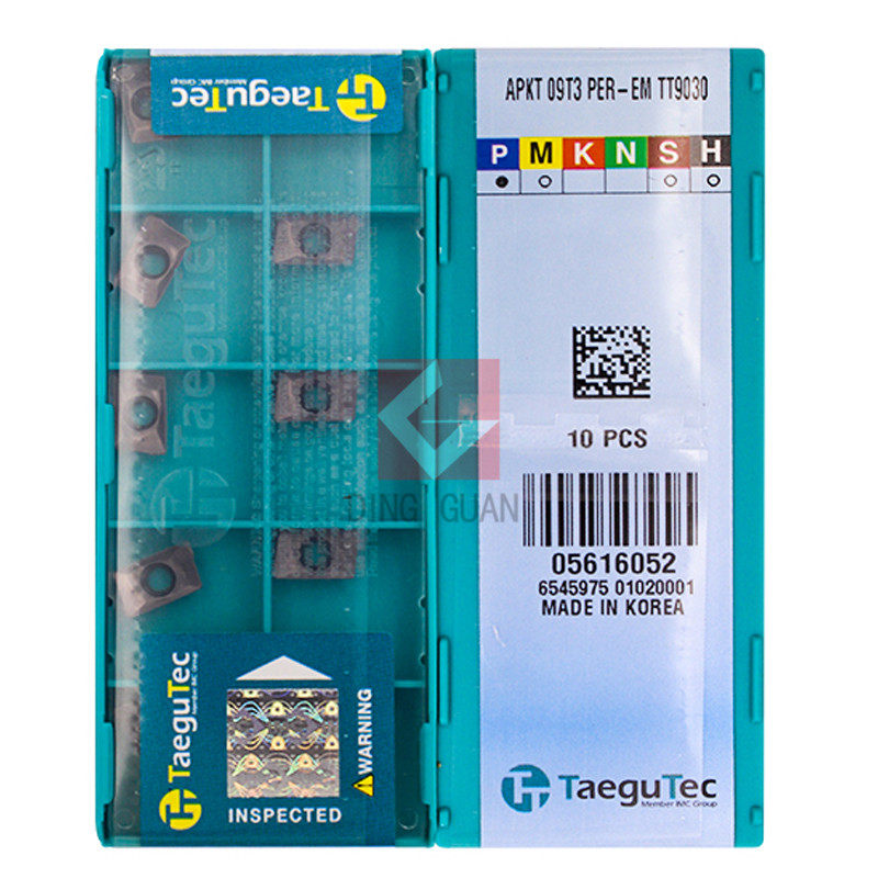 正品 韩国特固克 Taegutec 数控刀片 APKT09T3PER-EM TT9030