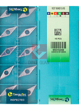 正品 韩国特固克 Taegutec 数控刀片 VCGT160402 FL K10