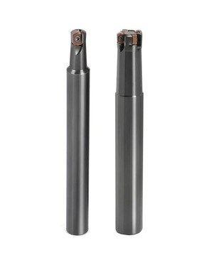 高品质高硬度快进给铣刀杆 EXN02R 配LNMU0202刀片高进给高效铣削