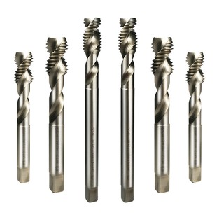 2刃铝用螺旋丝锥 M10 M12 铝合金专用盲孔不粘屑