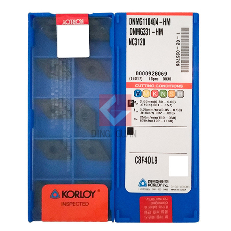正品 韩国克洛伊 数控刀片 DNMG110404-HM NC3120