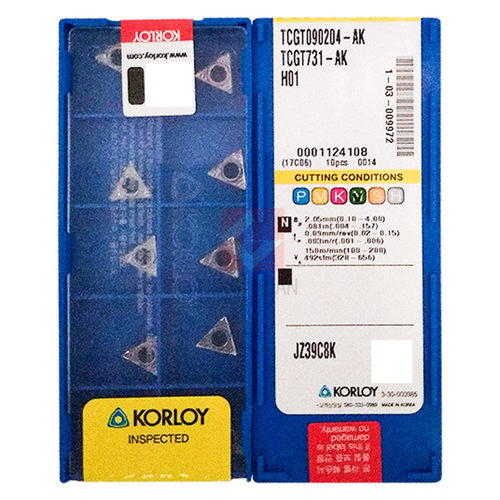 正品 韩国克洛伊 数控刀片 数控刀粒 TCGT090204-AK H01