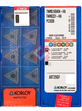 正品 韩国克洛伊 数控刀片 TNMG160404-HA PC9030