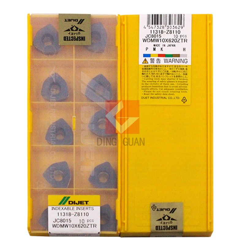 正品 DIJET 日本黛杰 数控刀片 WDMW10X620ZTR JC8015
