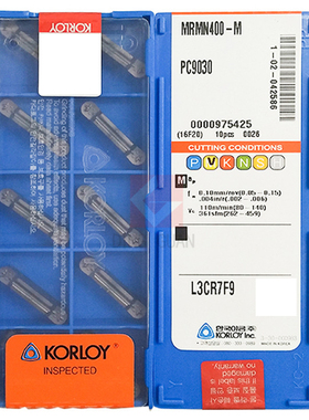 韩国克洛伊 数控刀片 圆弧切槽刀 MRMN150/200/300/400-M PC9030