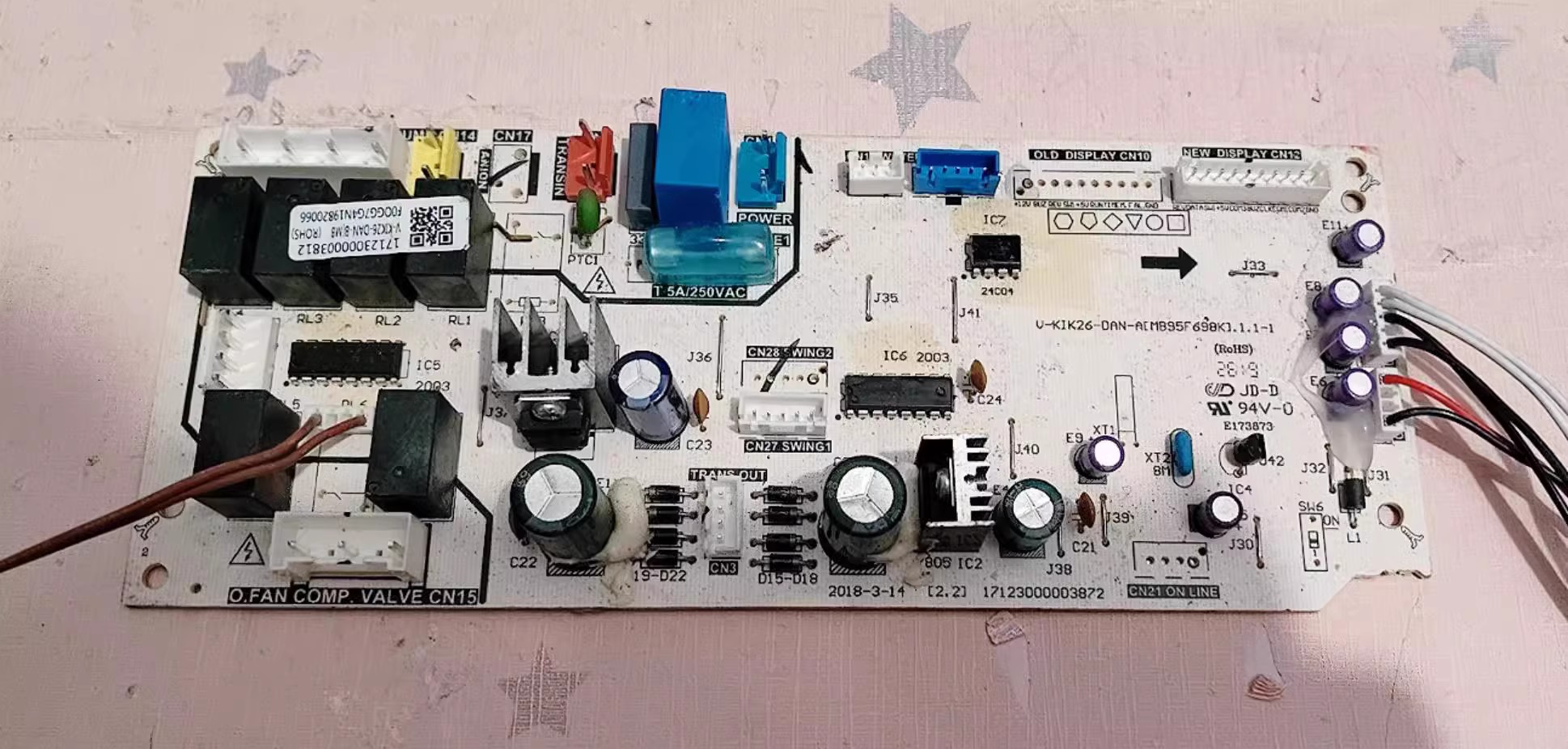 美的电脑板DAN-A(MB95F698K