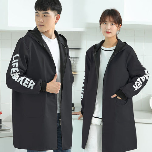 加绒保暖罩衣外套防水加厚