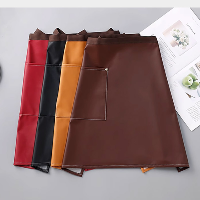 PU半截防水围裙饭店上班