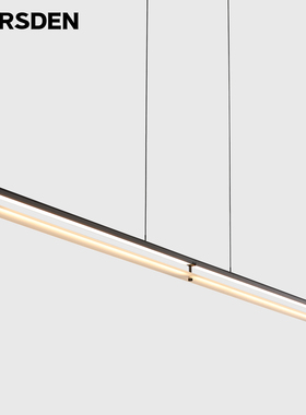马斯登设计师款餐厅吊灯现代简约长形一字吧台会议室艺术轻奢灯具