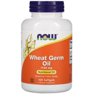 美国Now Foods Wheat Germ Oil小麦胚芽油1130mg 100粒软胶囊