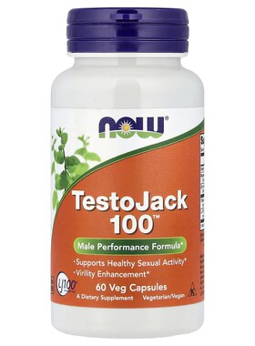 美国 Now Foods 东革阿里TestoJack 100 男性活力支持 120粒
