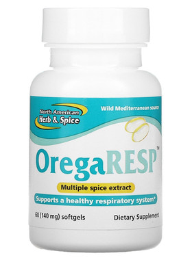 美国 North American Herb&Spice OregaResp牛至油P73呼吸儿童