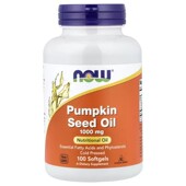pumpkin seed oil 美国 子油 Foods 南瓜籽 1000mg100粒 Now