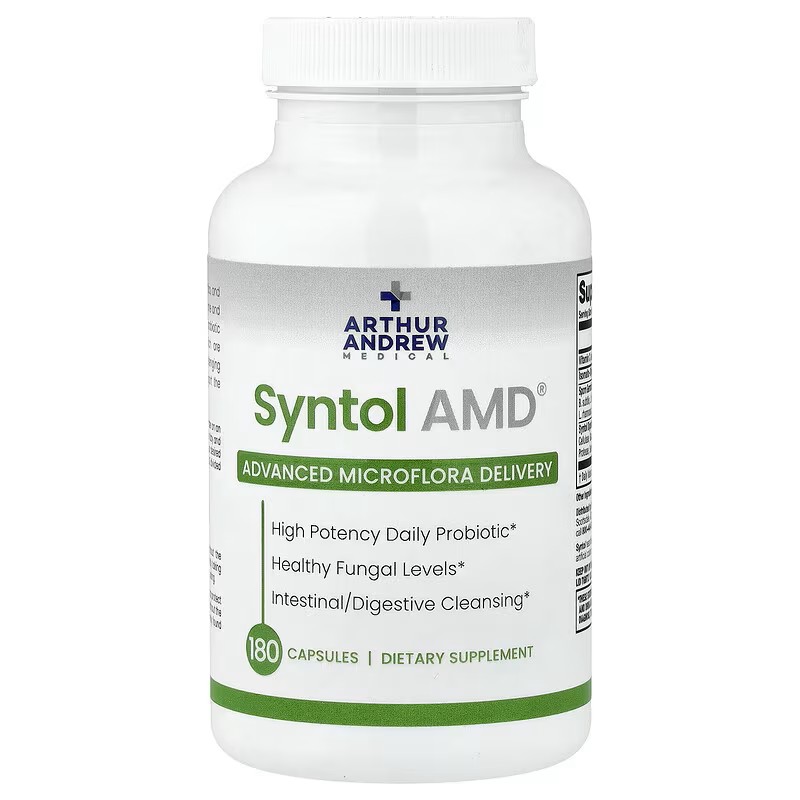美国 Arthur Andrew Syntol AMD 森唐 高级益生菌群+酶180粒 素食