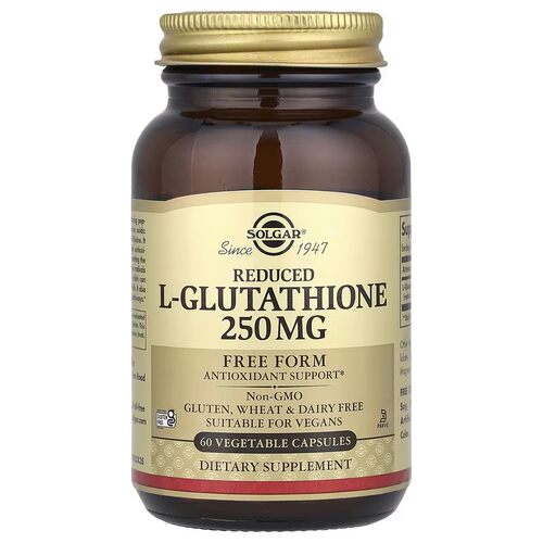 美国Solgar L-Glutathione还原型谷胱甘肽250mg 60粒