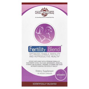 美国Daily Wellness Fertility Blend女性生育增强胶囊 备孕 妥运
