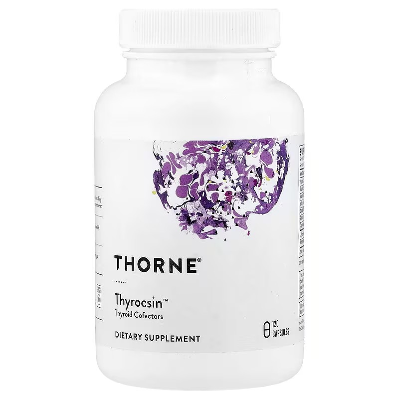 美国Thorne Research Thyrocsin甲状腺素 辅助因子120 粒胶囊图片